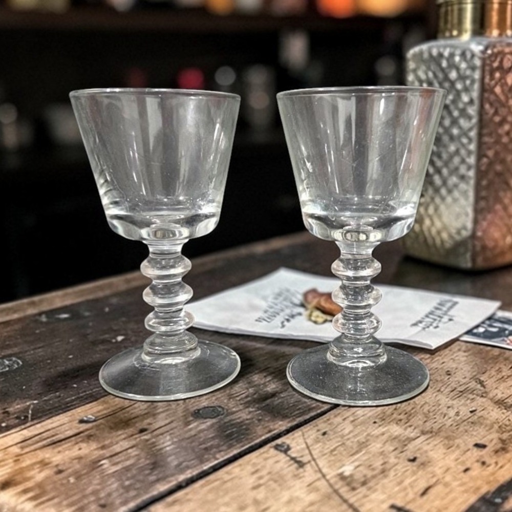 Javit Cherish Empire Wine Glasses, Set of 2, Replacement Goblets, Wafer Stemware